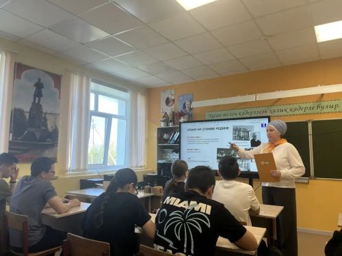 Наука на службе Отечества: в Кушманской школе прошла лекция «Изобретения Победы»