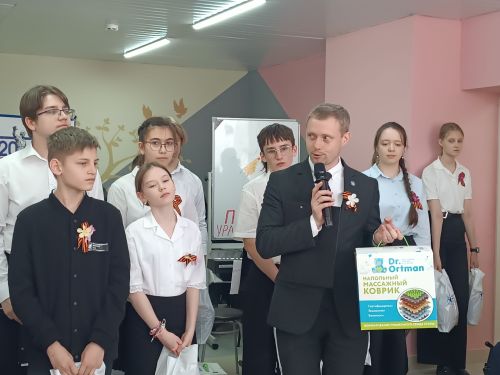 В преддверии Победы с песнями, подарками и добротой лицеисты КФУ посетили Кайбицкий дом-интернат