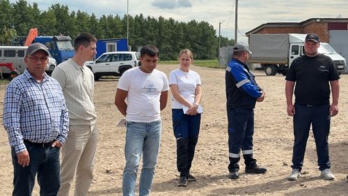 В Кайбицком районе прошла взаимопроверка готовности зерноуборочной техники