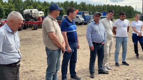 В Кайбицком районе прошла взаимопроверка готовности зерноуборочной техники