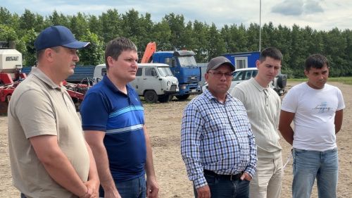 В Кайбицком районе прошла взаимопроверка готовности зерноуборочной техники