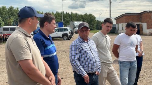 В Кайбицком районе прошла взаимопроверка готовности зерноуборочной техники