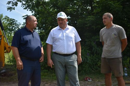 Глава Кайбицкого района ознакомился с ходом благоустройства в сельских поселениях