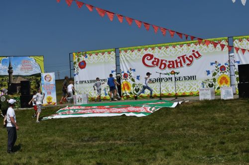 Кайбычлылар Чувашиянең Урмай авылында узган Сабантуйда гөрләтеп кайтты