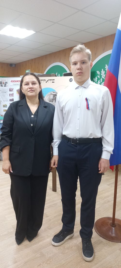 В преддверии Дня Государственного флага РФ в музее Кайбицкого края