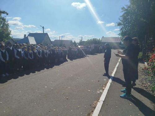 В Большекайбицкой школе провели учебную пожарную тревогу