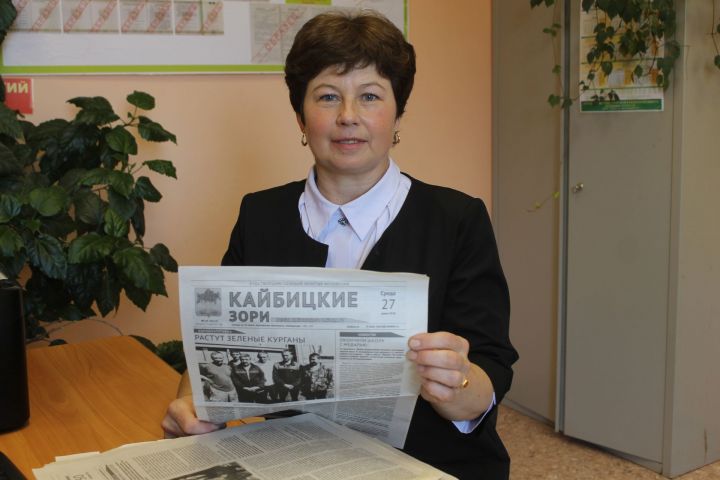 Ольга Ветлугина из Надеждина всегда выполняет план подписки на районку