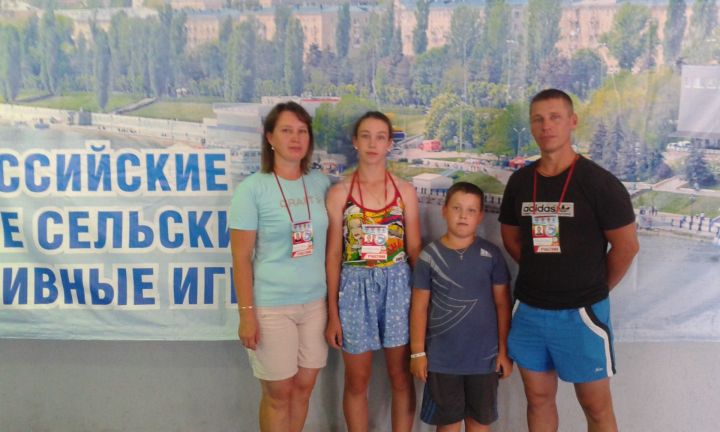 Самая спортивная семья Кайбицкого района живет в Федоровском