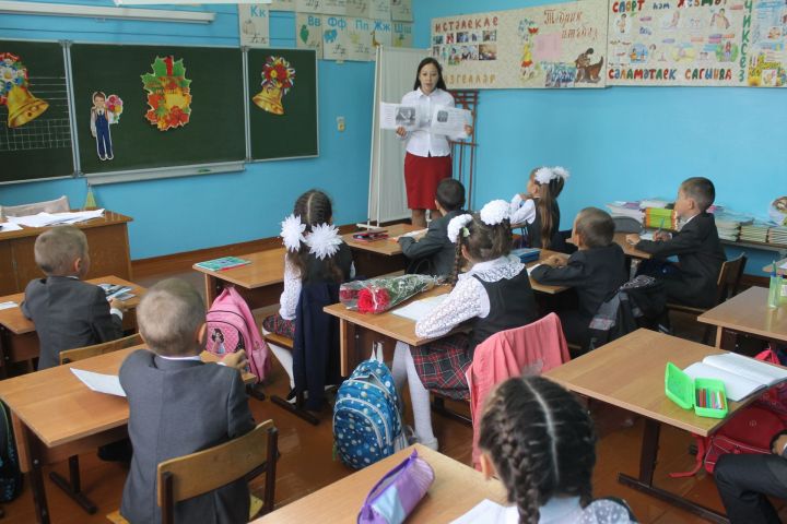 Сентябрь в кайбицких школах начался с урока Мира