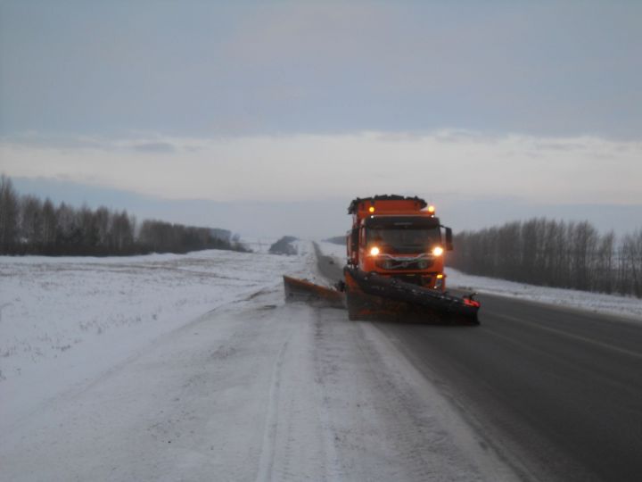 Ни одна из дорог Кайбицкого района не была закрыта из-за снегопада