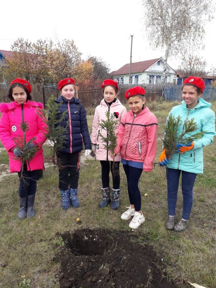Ульянковцы приняли активное участие в Дне посадки леса