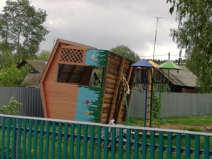 Последствия урагана в Кайбицком районе