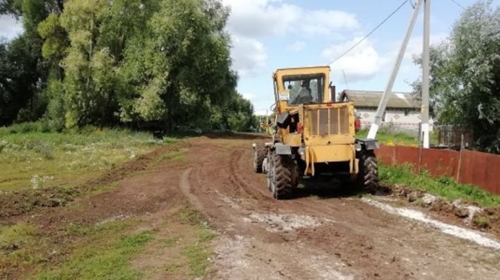 В Ульянкове идет строительство дороги