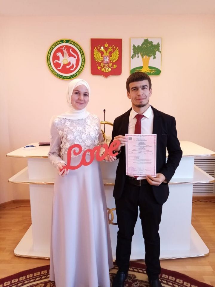 В Кайбицах молодая пара зарегистрировала свой брак в красивую дату