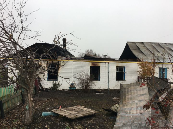 В Кайбицком районе случился пожар