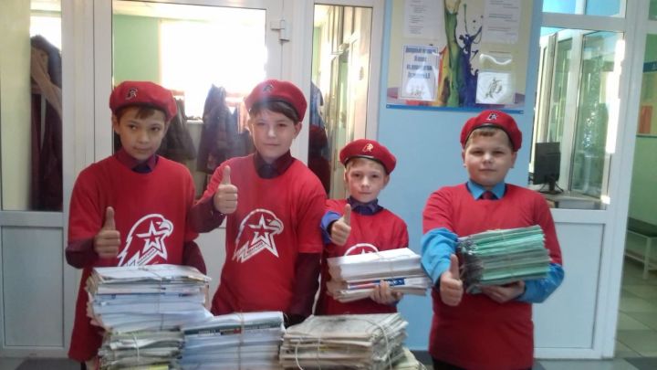 Учащиеся Федоровской школы в ходе всероссийской  акции «Бум Батл» собрали 1356 килограммов макулатуры