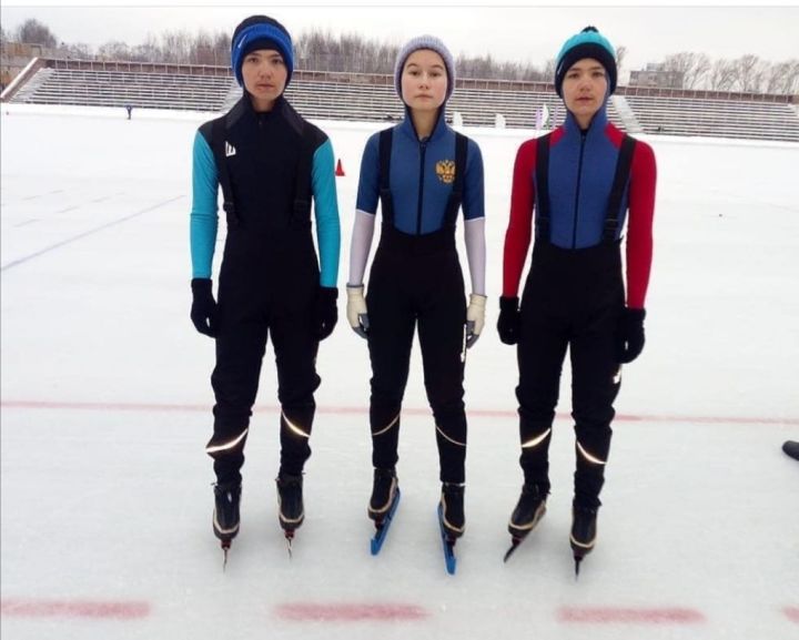 В сборной Татарстана — три кайбицких конькобежца!