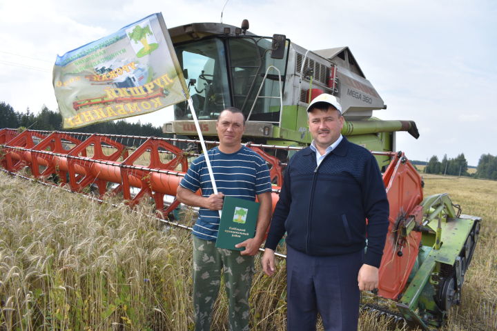 Комбайнеры Кайбицкого района убрали 66 процентов площадей зерновых культур