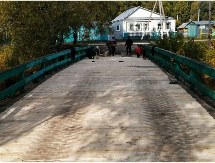 На средства самообложения в Берлибашах отремонтировали мост