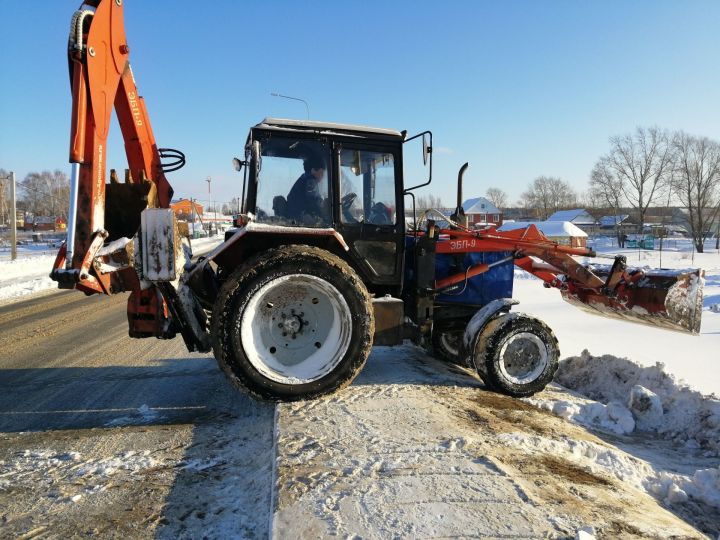 Начальник кайбицкой дорожной службы: «Очистка дорог от снега в ночное время будет усилена»