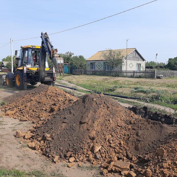 В селе  Муратово в короткие сроки построен новый водопровод