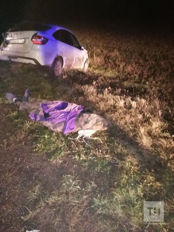 В Татарстане молодой человек погиб, влетев на авто в столб