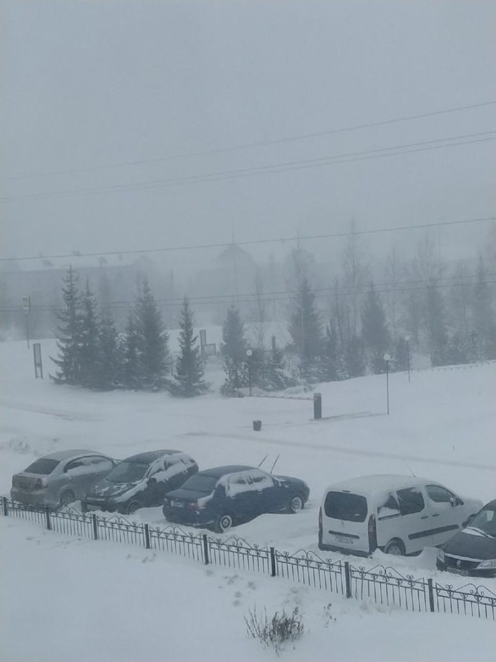 В Татарстан придут снег, метели и сильный ветер