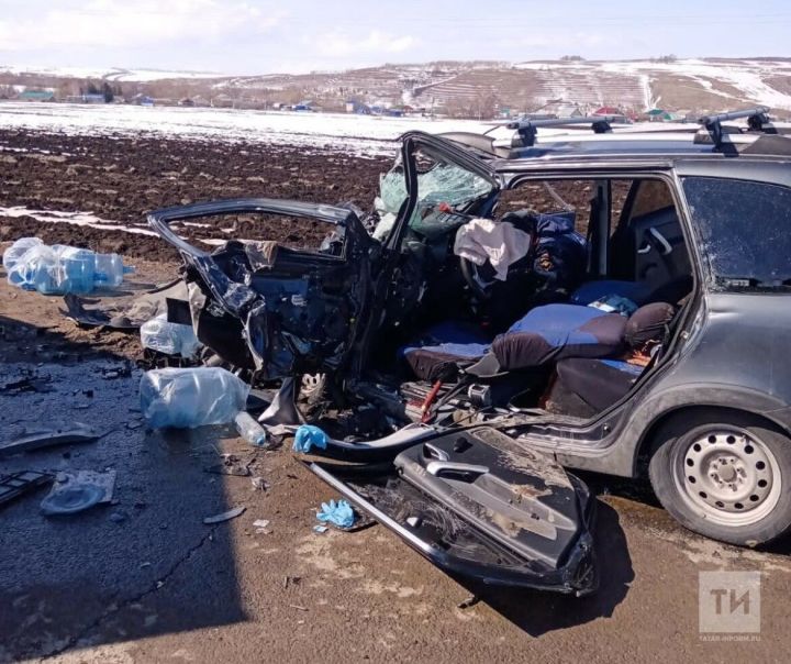В Татарстане водитель легковушки скончался после лобового столкновения с «ГАЗелью»