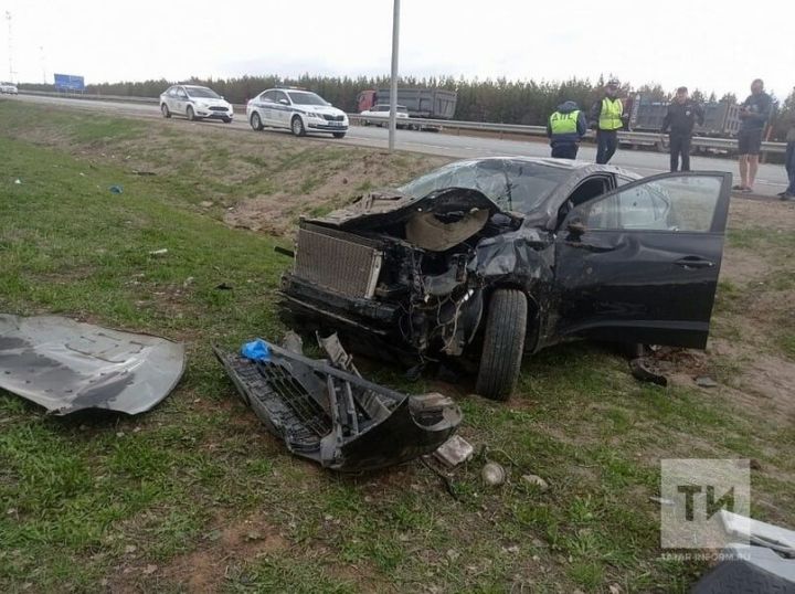 Погиб замначальника полиции Челнов, вылетев на авто в кювет на трассе в Татарстане