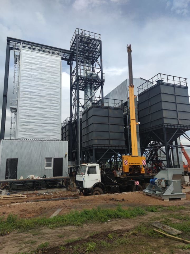 Первый зерносушильный комплекс «Август-Кайбицы» готовится к запуску