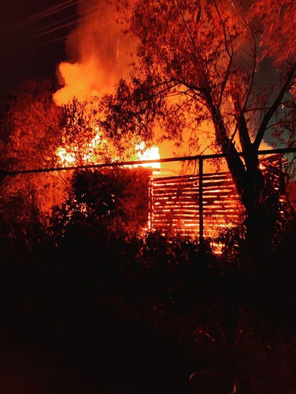 В Хозесанове на пожаре дотла сгорел дом