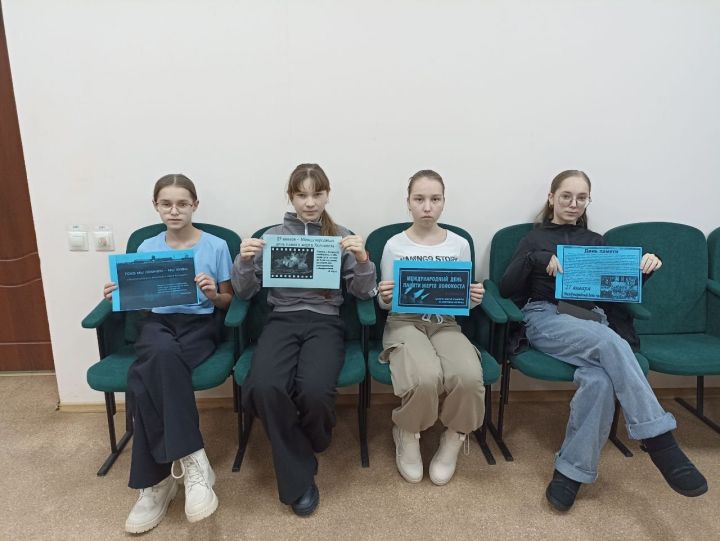 В Берлибашской сельской библиотеке работники культуры провели памятное мероприятие под названием «Холокост. Трагедия народа»