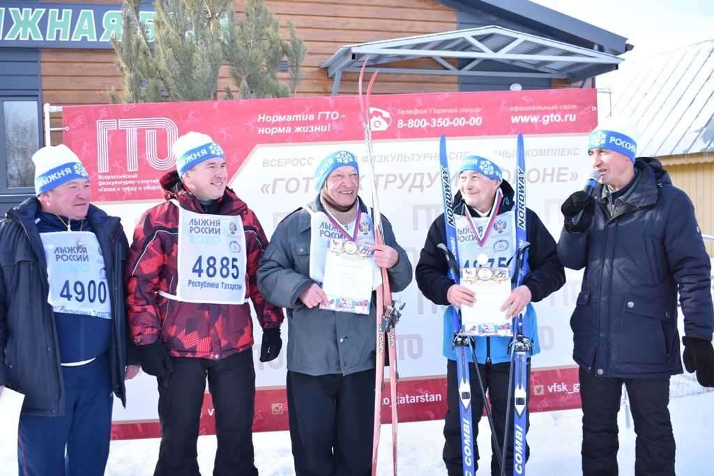 «Лыжня России» для кайбичан стала праздником массового зимнего спорта