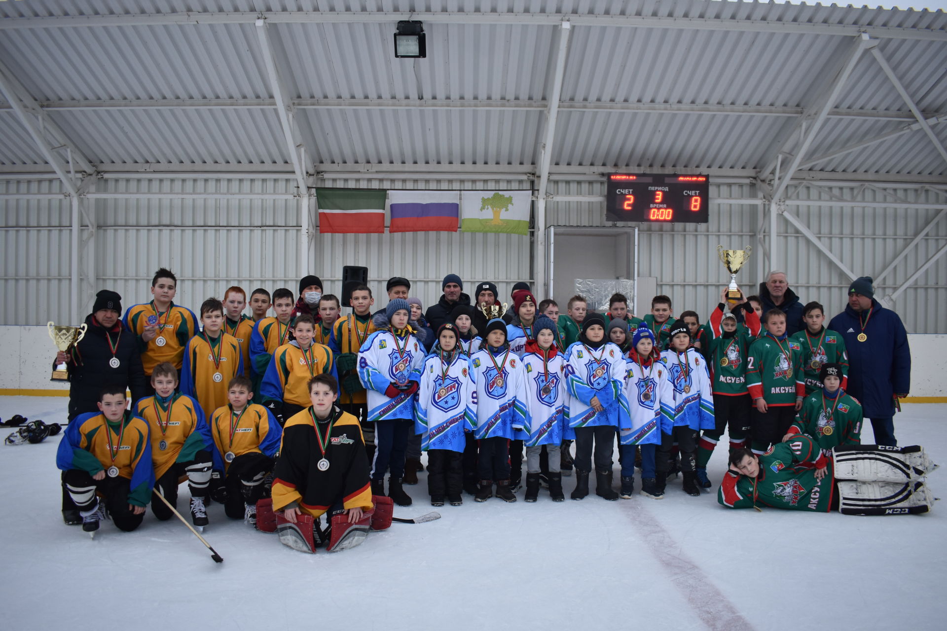В Кайбицах прошел турнир «Золотая шайба» с участием сильнейших команд из пяти районов республики