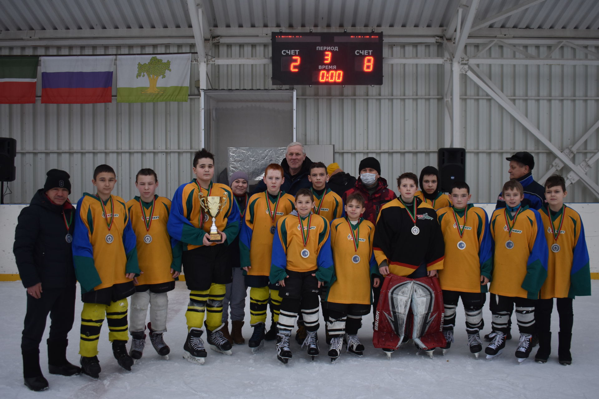 В Кайбицах прошел турнир «Золотая шайба» с участием сильнейших команд из пяти районов республики