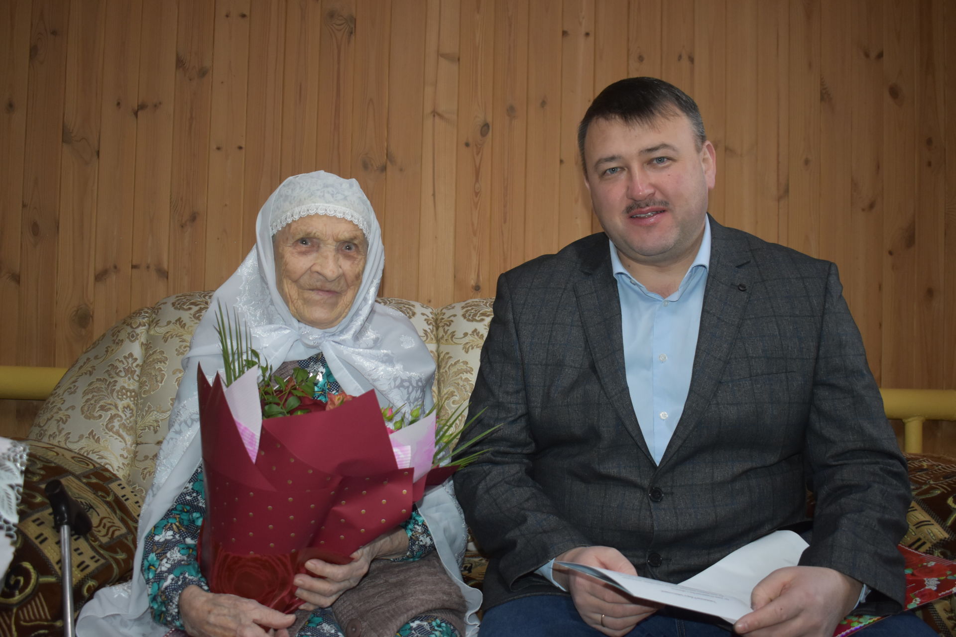 Труженица тыла Рабига Залялетдинова из Больших Кайбиц отметила  95-летний юбилей