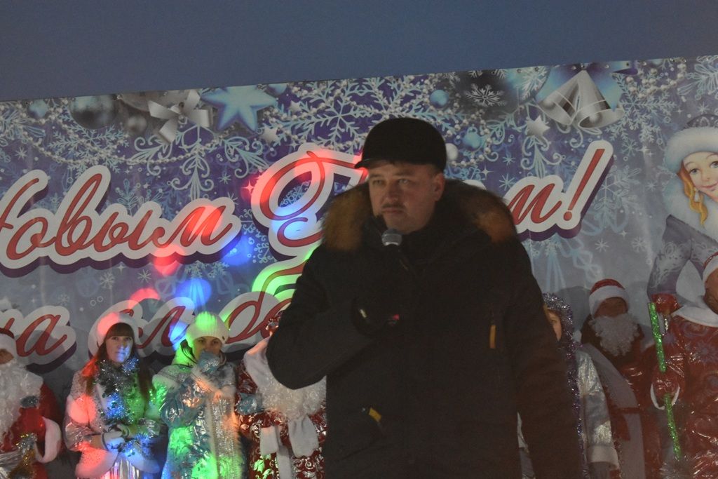 В Кайбицах состоялось открытие главной ёлки района