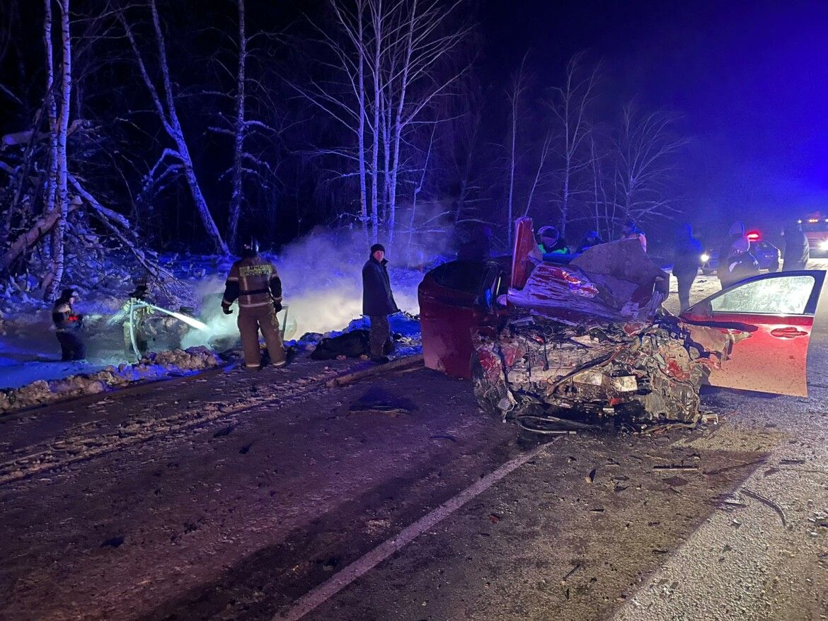 В Татарстане на трассе в ДТП погибли 2 человека