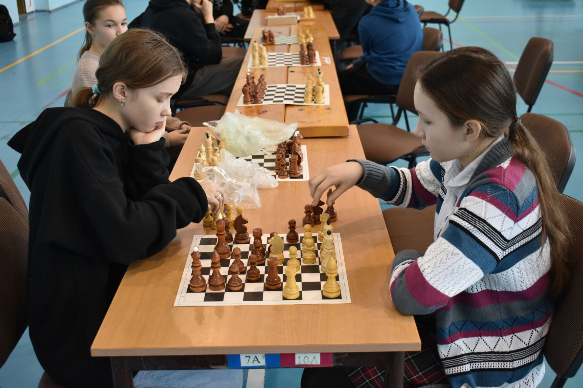 В Больших Кайбицах состоялся шахматный турнир среди школьников