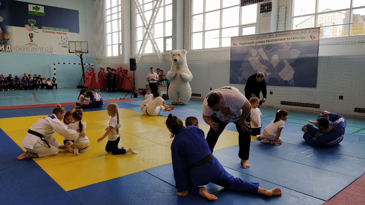 В Кайбицах открыли новые секции дзюдо для детей