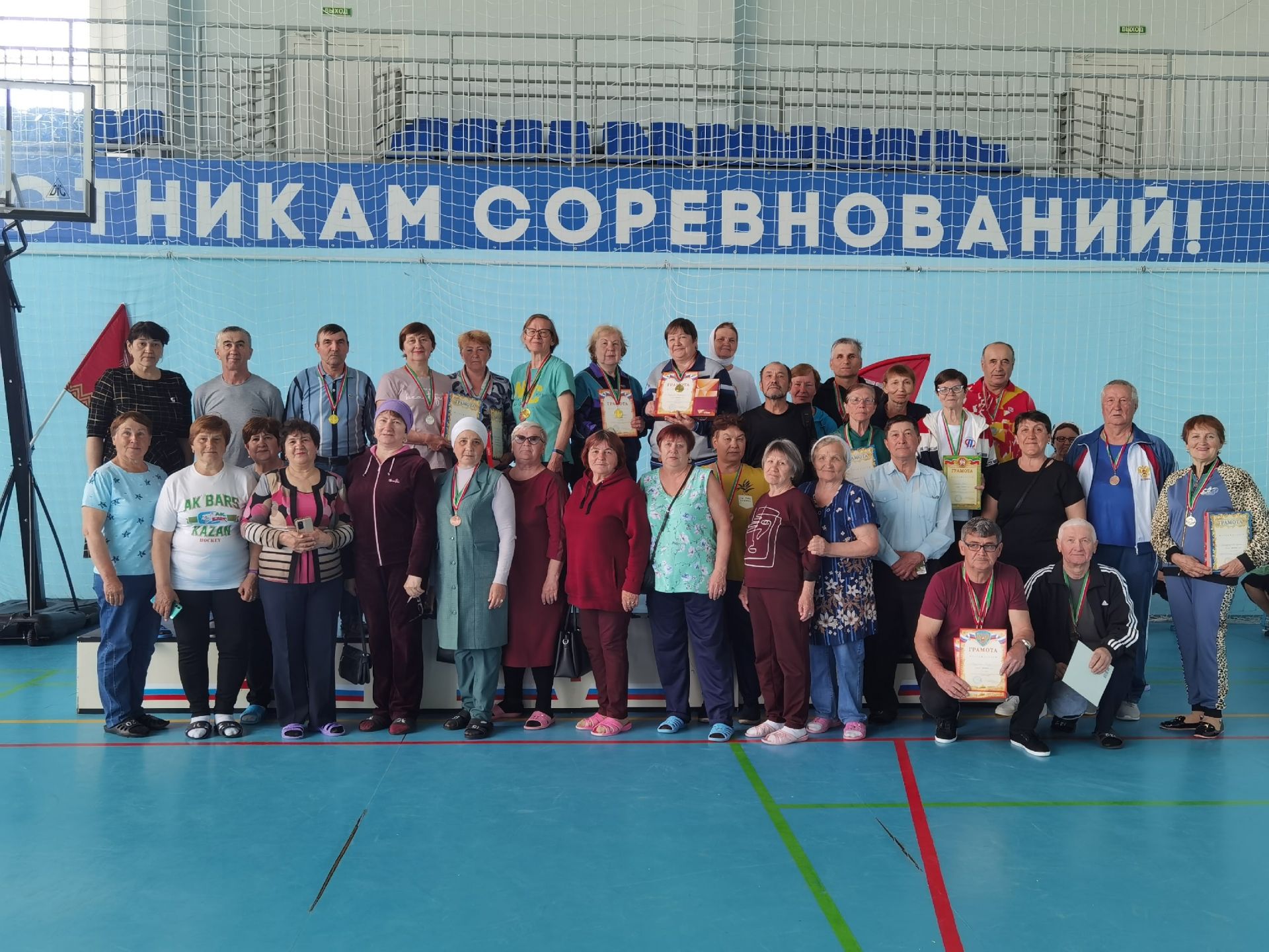 В СОК «Салават купере» прошла Спартакиада пенсионеров «Третий возраст»