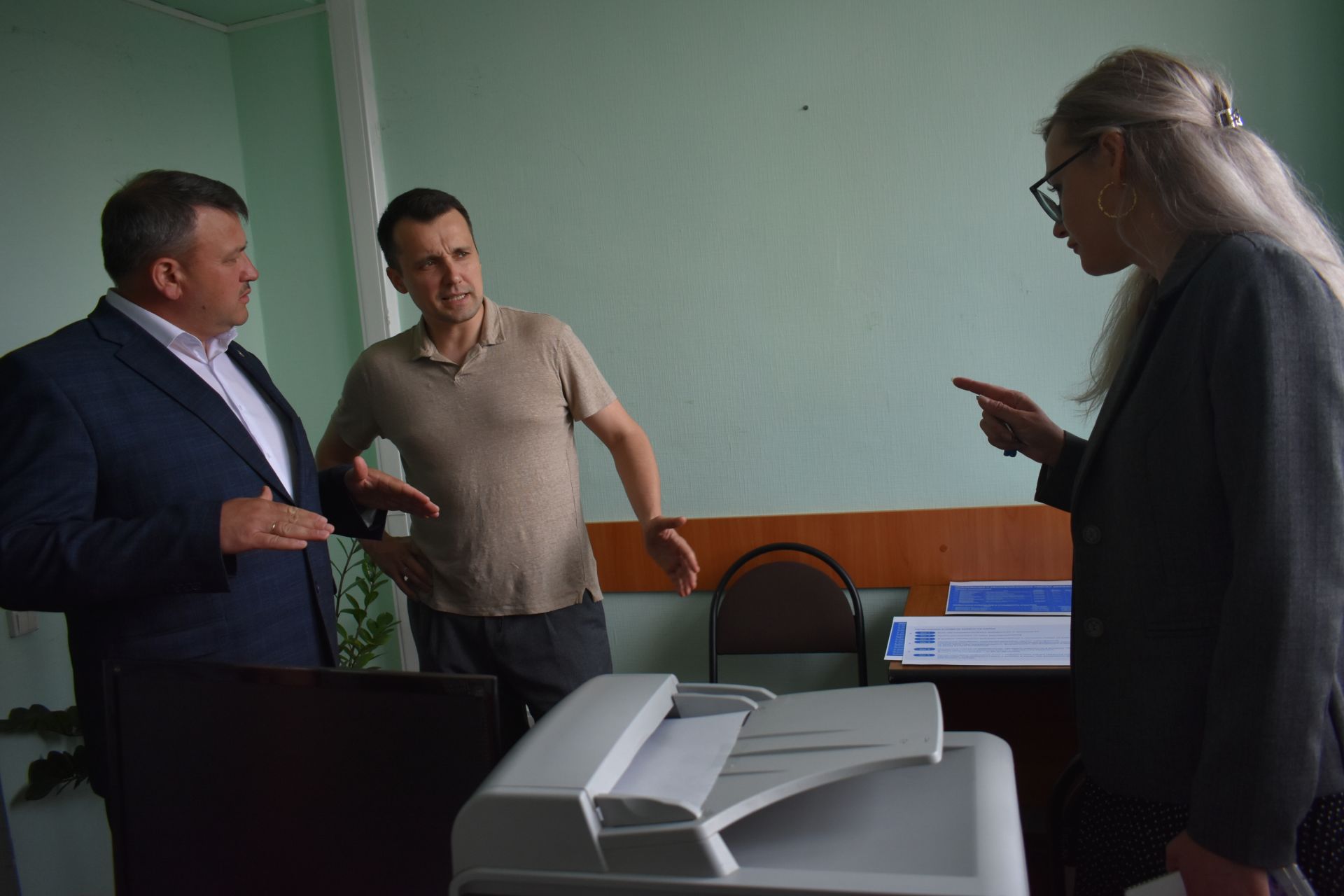 Руководитель республиканского отделения российского движения детей и молодежи «Движение Первых» Тимур Сулейманов посетил Кайбицкий район