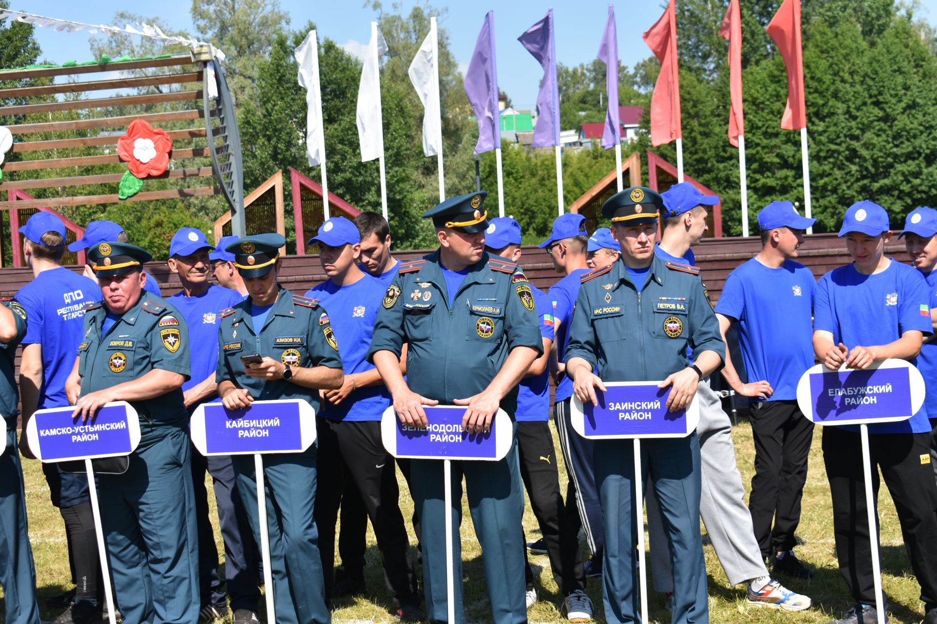Чутеевская добровольная команда пожарной охраны - лучшая в республике