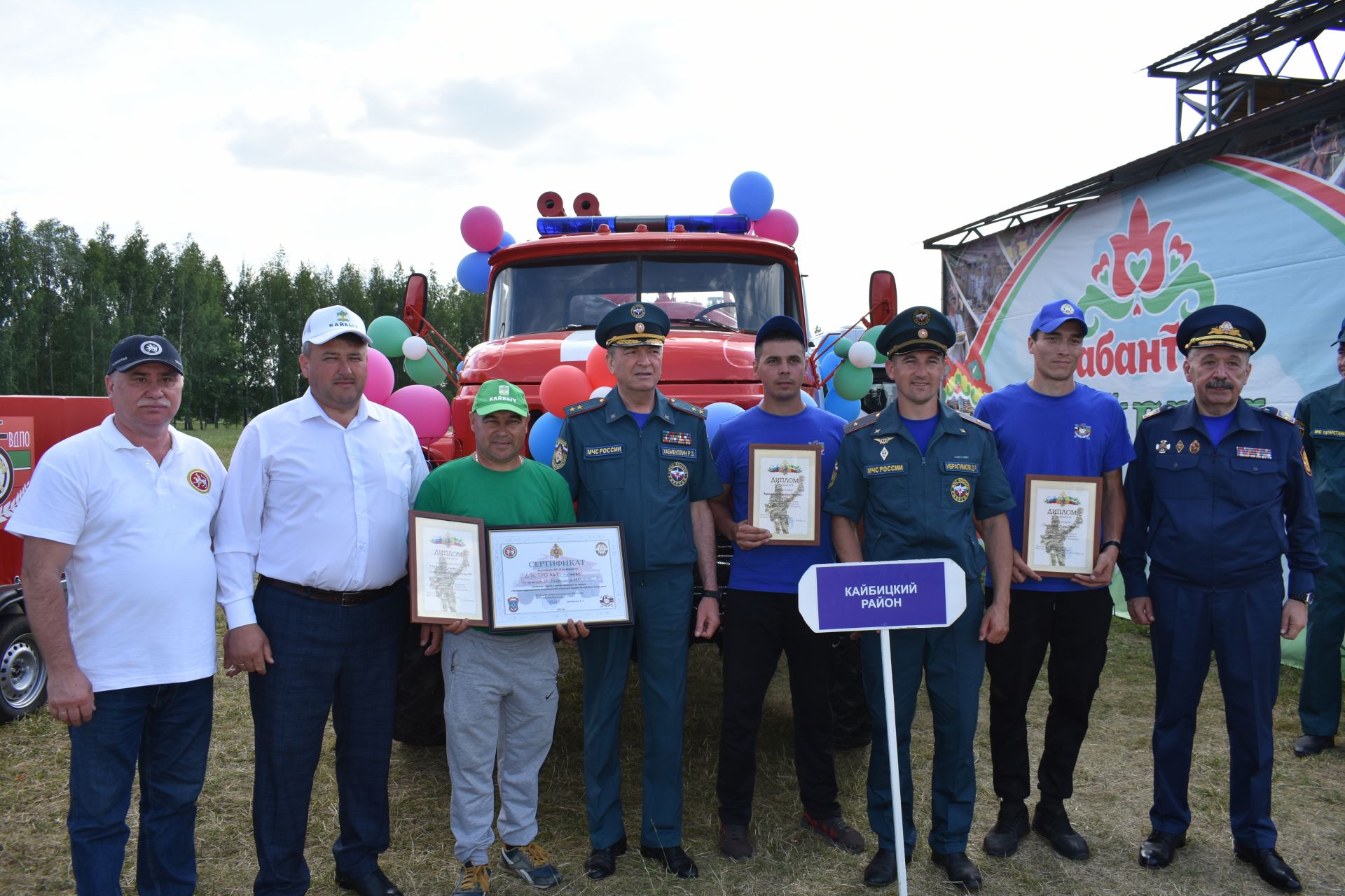 Чутеевская добровольная команда пожарной охраны - лучшая в республике