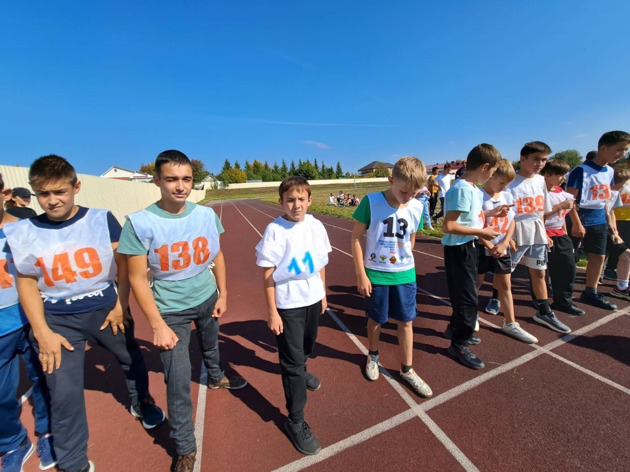 Кайбицкие школьники сдали норматив ГТО по бегу