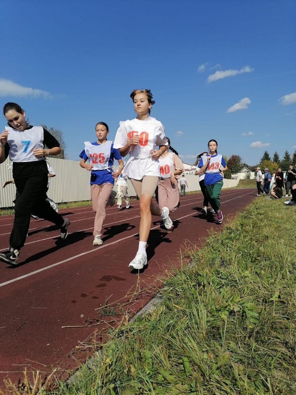 Кайбицкие школьники сдали норматив ГТО по бегу