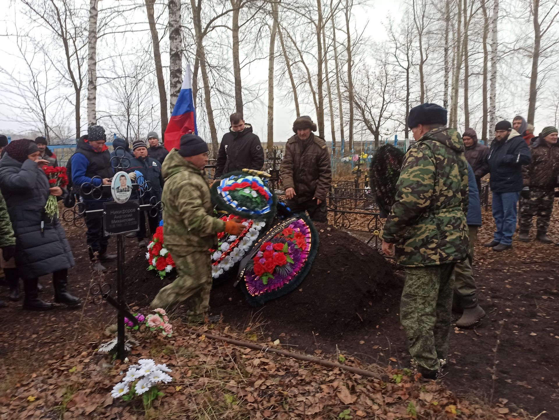 В Кайбицком районе простились с военнослужащим, героически погибшим на спецоперации