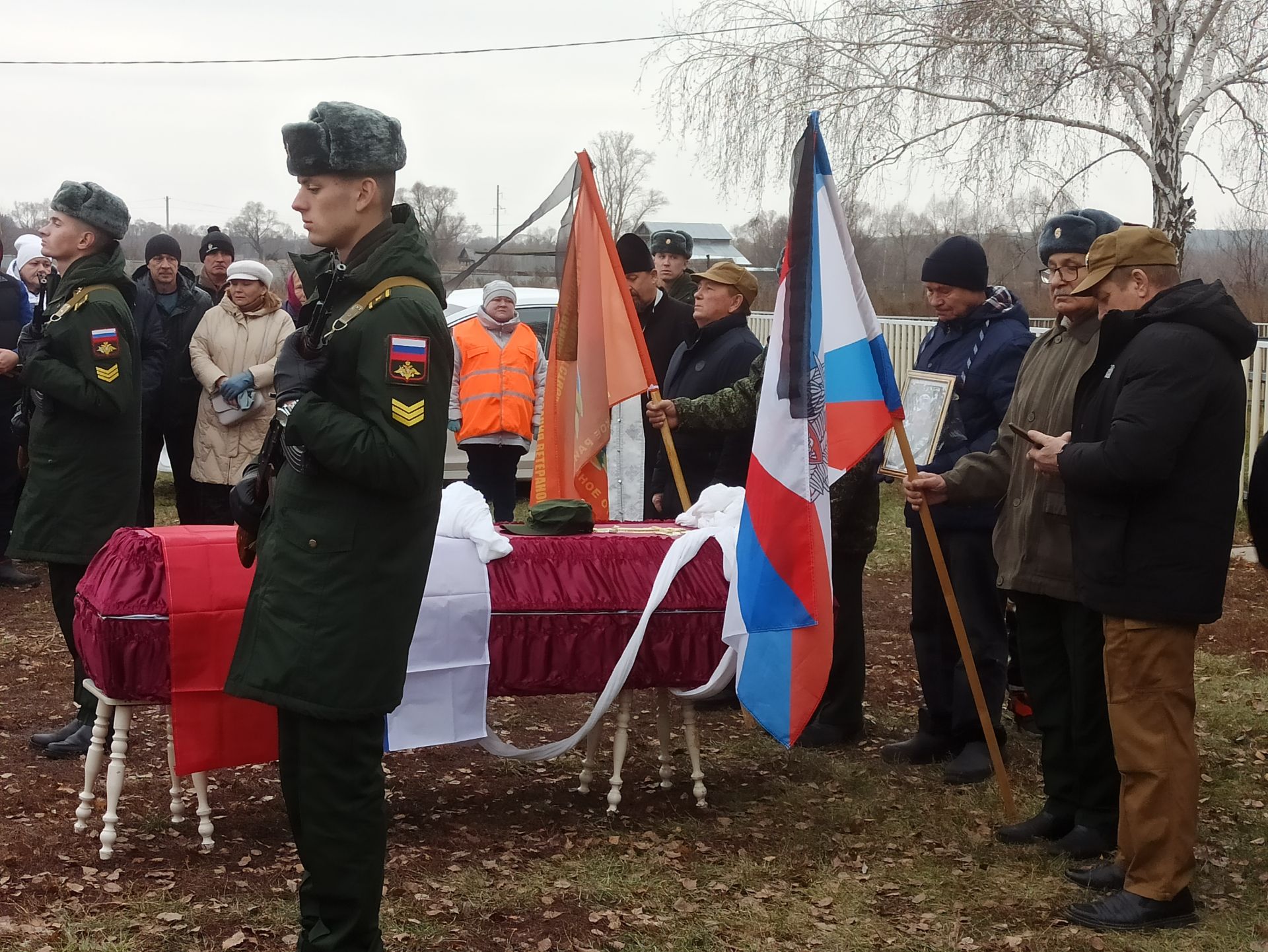 В Кайбицком районе простились с военнослужащим, героически погибшим на спецоперации