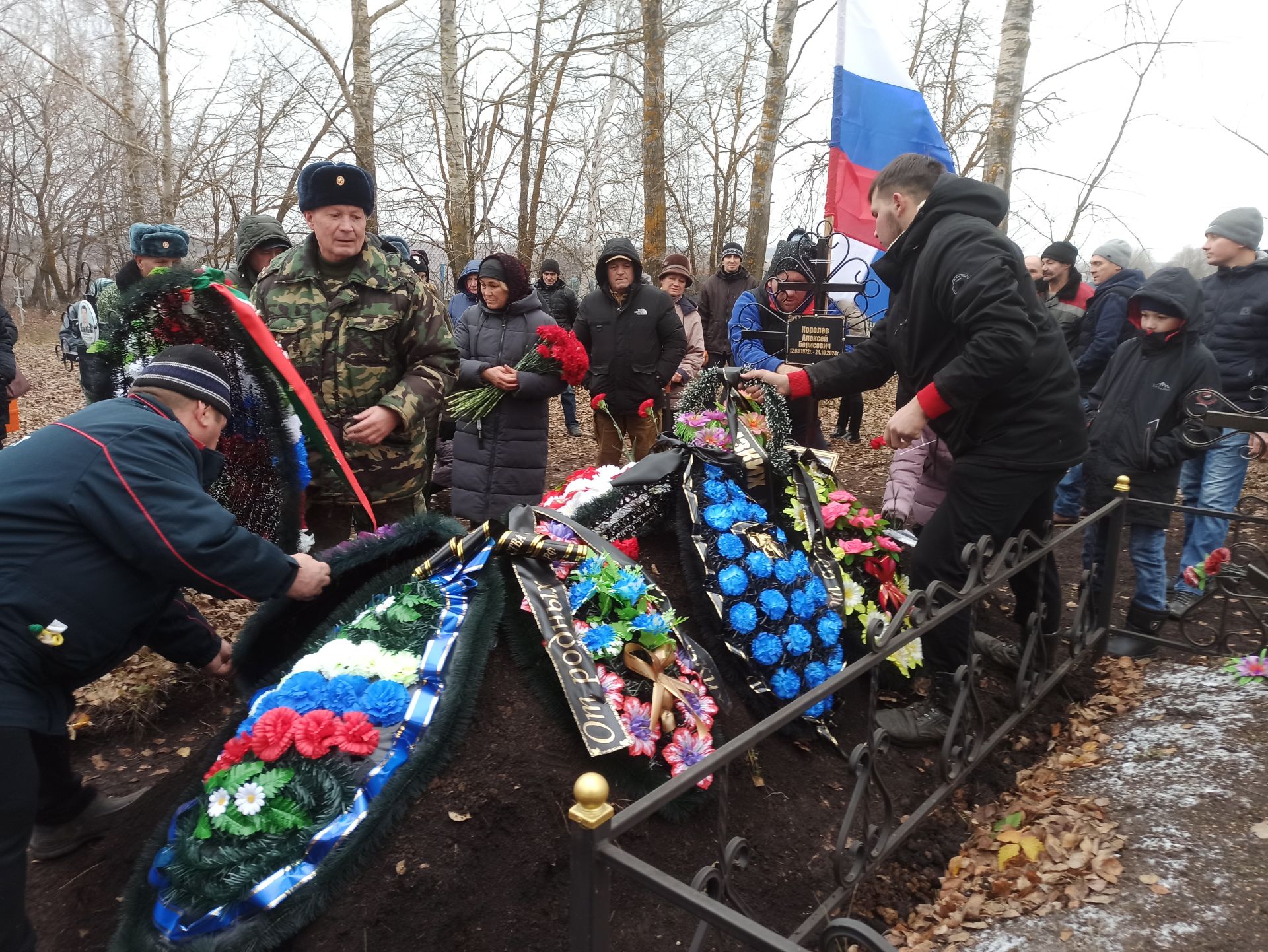 В Кайбицком районе простились с военнослужащим, героически погибшим на спецоперации