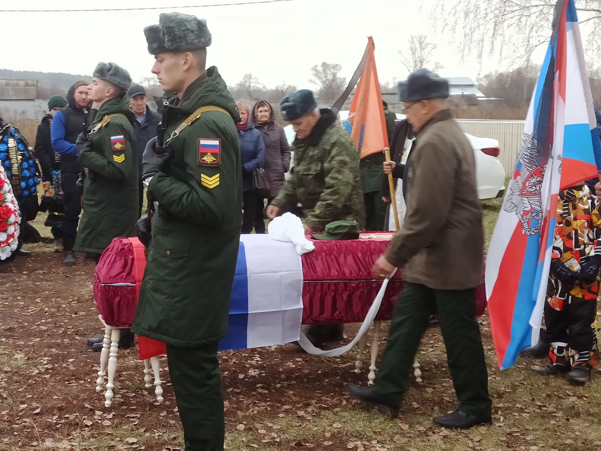 В Кайбицком районе простились с военнослужащим, героически погибшим на спецоперации